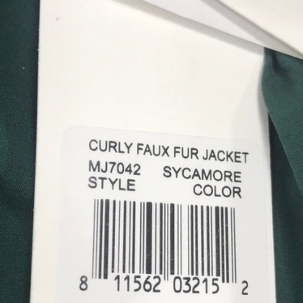 Mural Curly Faux Shearling Teddy Jacket - Picture 8 of 8